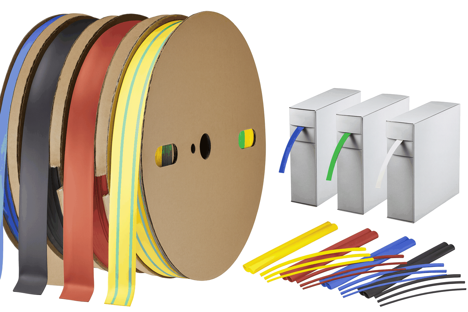 1.2m adhesive lined heat shrink strips with 3:1 shrink ratio for waterproof cable protection and sealing