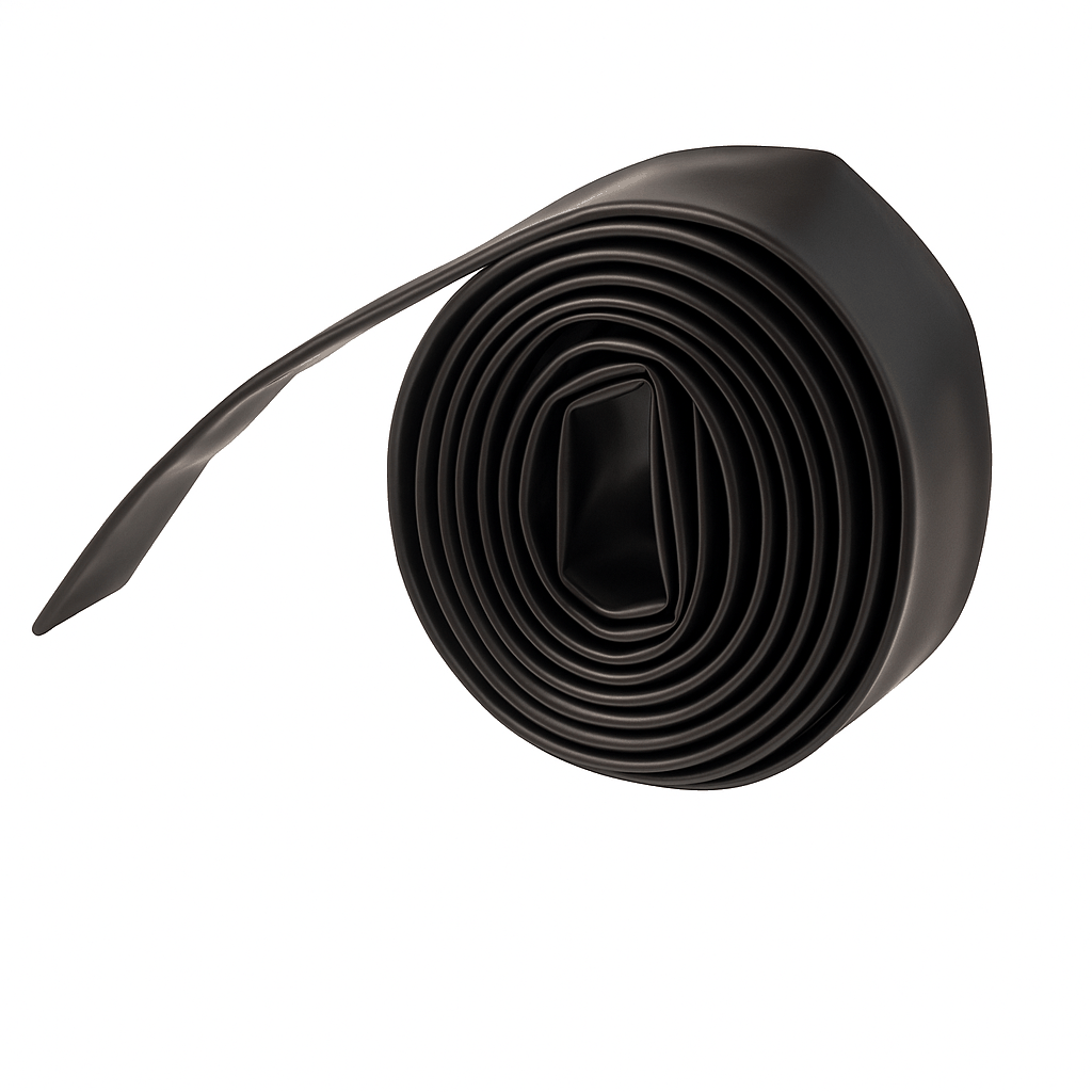 2:1 pre-cut electrical heat shrink tubing packs with 5m black polyolefin tubes for wire insulation and protection
