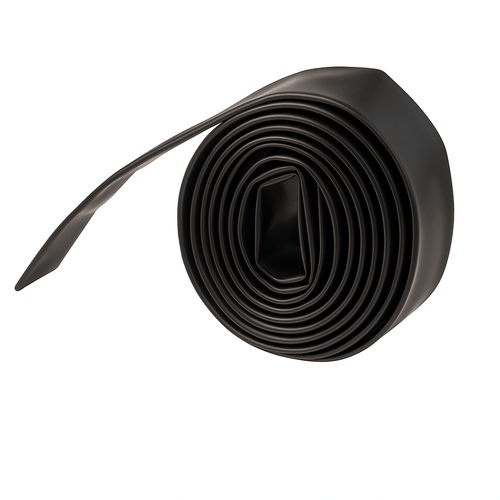 2:1 pre-cut electrical heat shrink tubing packs with 5m black polyolefin tubes for wire insulation and protection