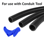 Nylon split conduit corrugated sleeve for cable protection and organization