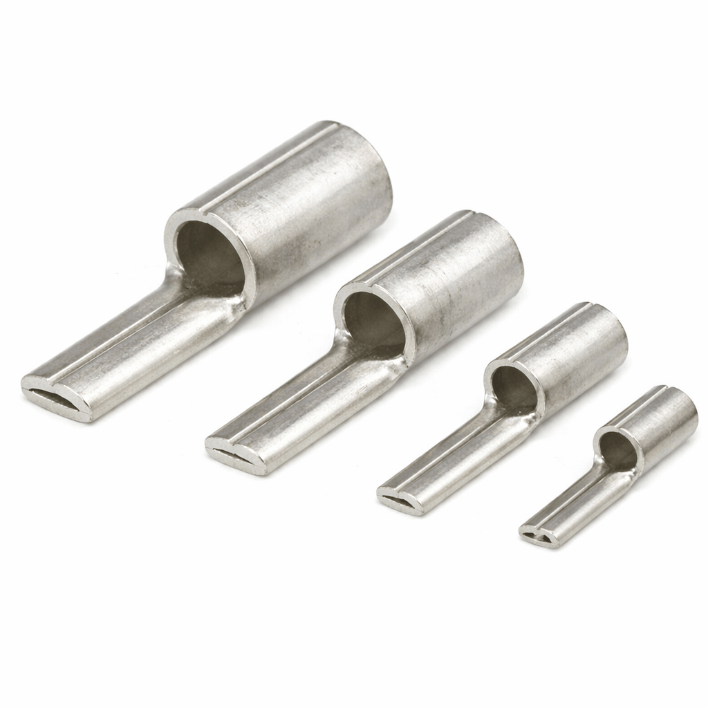 Brazed Seam Heavy Duty uninsulated copper pins pack of 10 for high-current electrical connections