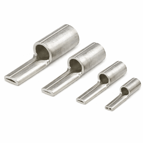 Brazed Seam Heavy Duty uninsulated copper pins pack of 10 for high-current electrical connections