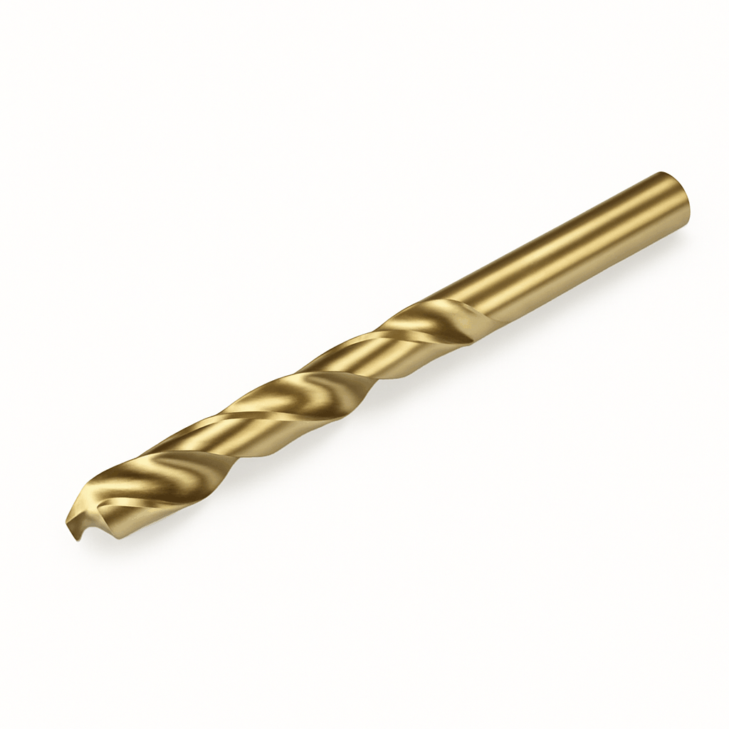 HSS jobber drill bit with cobalt ground flute for metal cutting