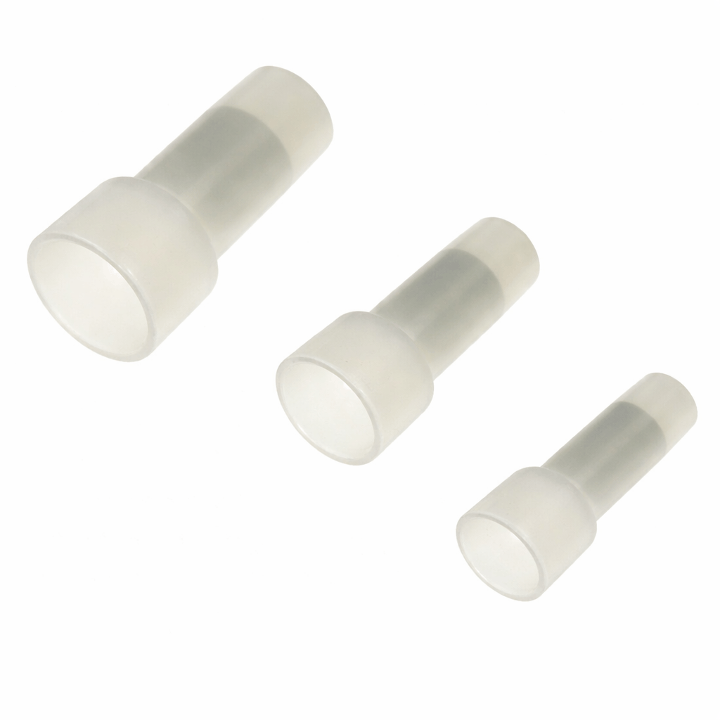 100-pack closed end connectors with nylon insulation for electrical wire termination