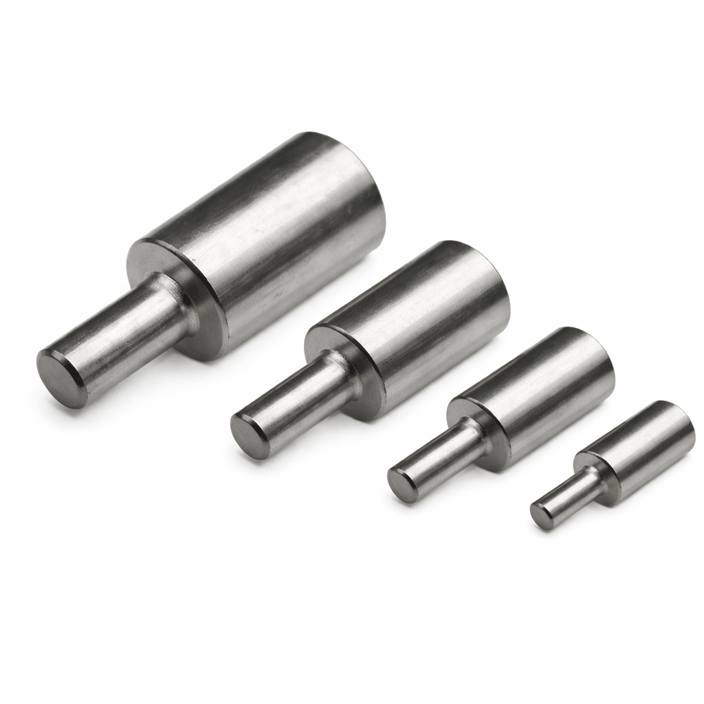 Pack of 10 heavy duty copper tube pins with bright electro-tin plating for industrial electrical connections