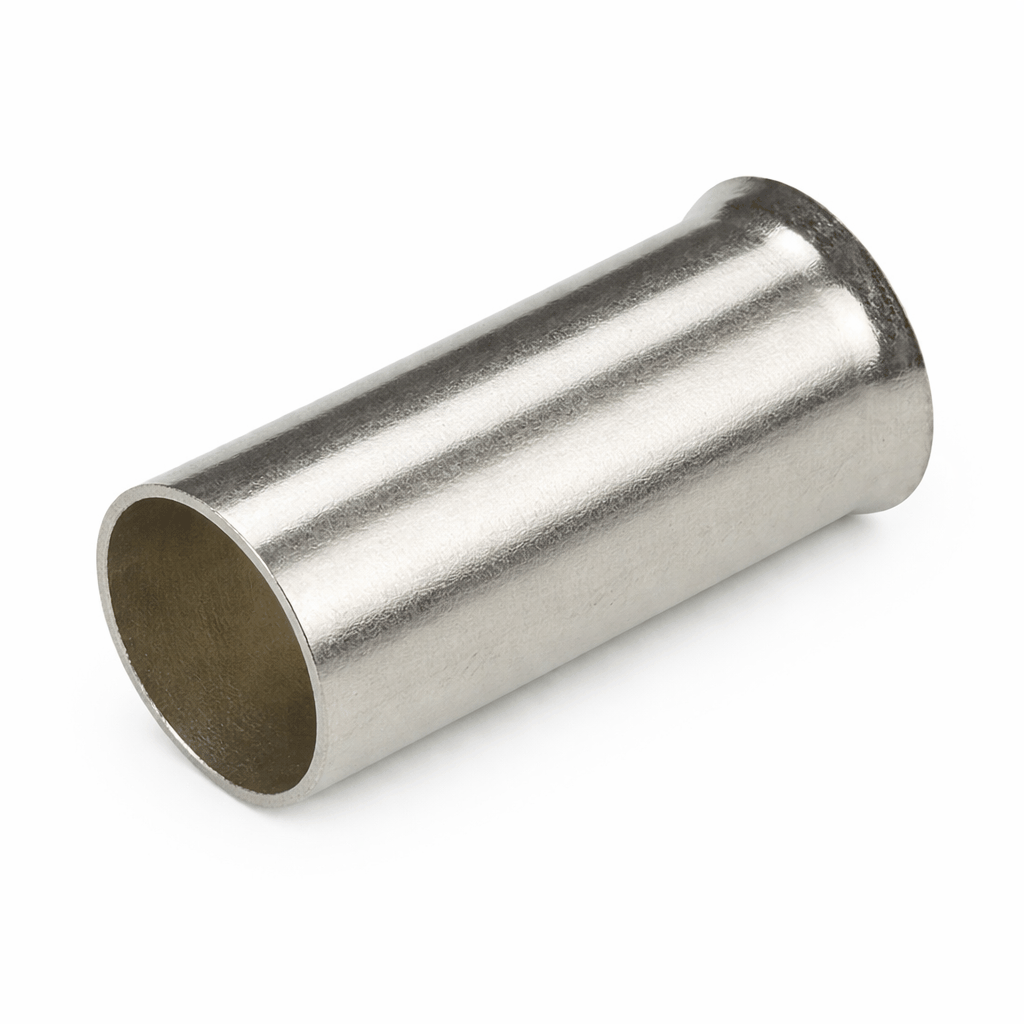 Cord end uninsulated terminals for secure, professional electrical wire termination