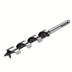 Long SDS auger drill bits with robust SDS shank for precision wood drilling and fast chip removal