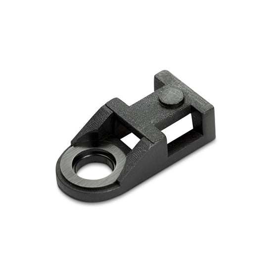 Cable tie eyelets made from UL-approved Nylon 66 for secure heavy-duty cable management in tight spaces