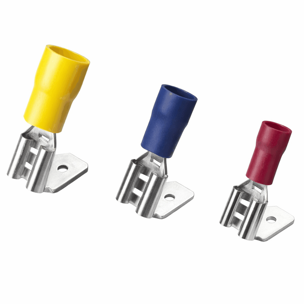 Piggy Back Quick Disconnect brass connectors with vinyl insulation for secure circuit expansion