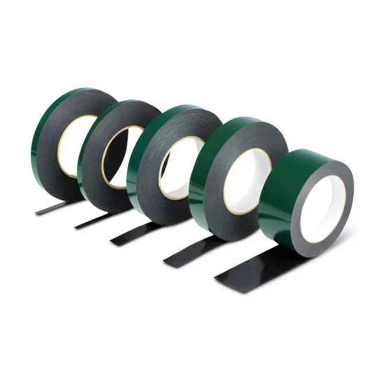 Rolls of double sided foam tapes with polyethylene foam and acrylic adhesive for industrial use