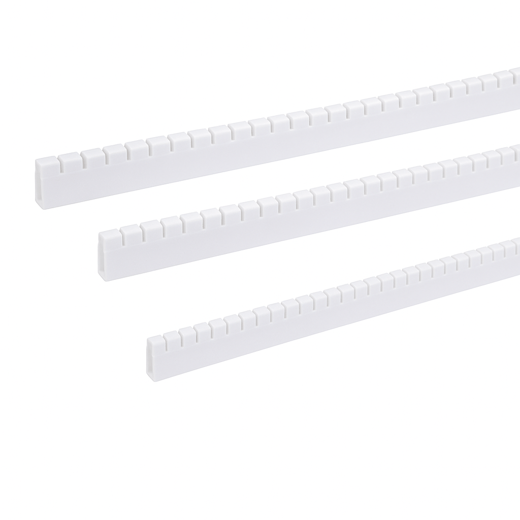 Grommet strips protective 10m polythene edging for panels and cable routing